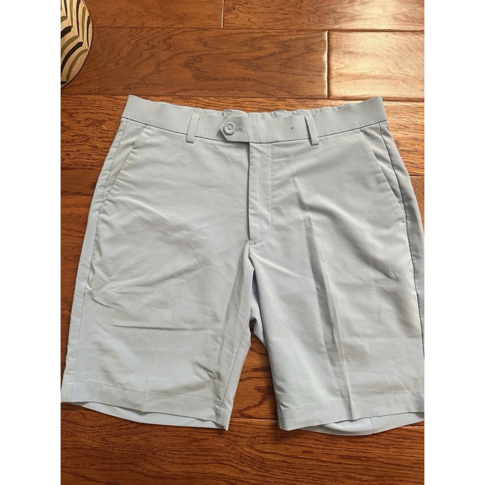 G/FORE Men's Golf Shorts Size 32 Light Blue Performance Tech Stretch Luxury